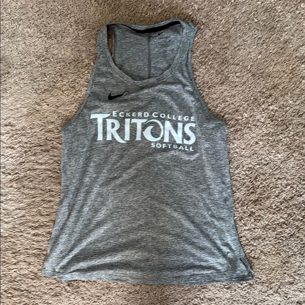 Eckerd College Mike  Gray Women's Tank Top, size medium